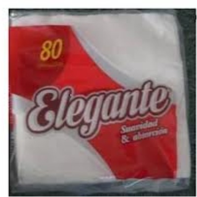 Servilletas Elegante. Paquete De 80 Un.